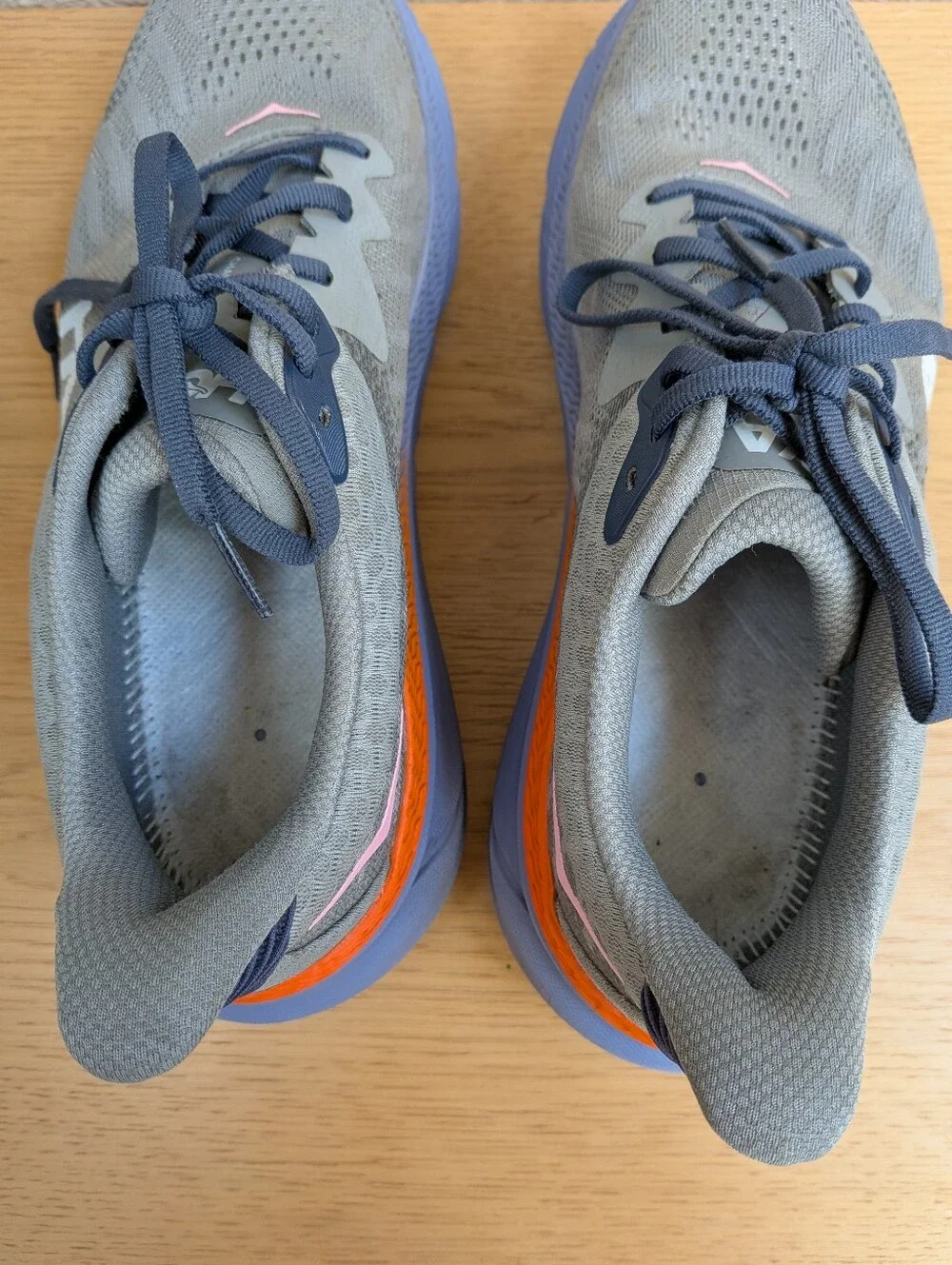 Hoka Challenger ATR 7 Galactic Grey Wild Indigo Active Running Shoes Size 9.5